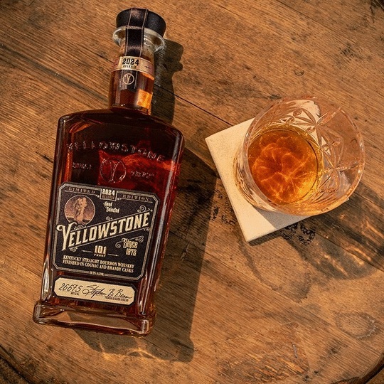 Yellowstone 2024 Limited Edition Finished In Cognac And Brandy Casks Kentucky Straight Bourbon Whiskey