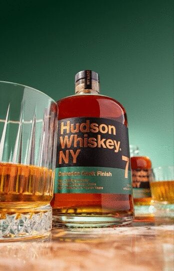 Tuthilltown Spirits Hudson Whiskey Ny Calvados Cask 7 Year Old Straight Rye Whiskey
