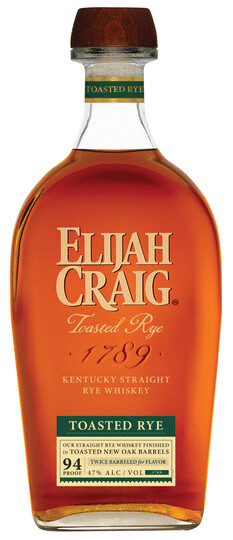 Elijah Craig Straight Toasted Rye Whiskey