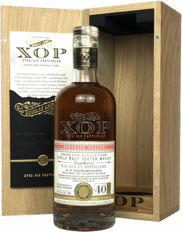 Douglas Laings Xop   Xtra Old Particular Macallan 40 Year Old Single Cask Single Malt Scotch Whisky