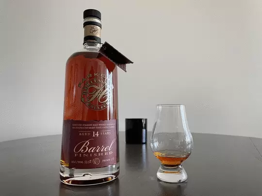 Parkers Heritage Collection 18th Edition Heavy Toast Cognac Barrels Finish 14 Year Old Straight Malt Whiskey