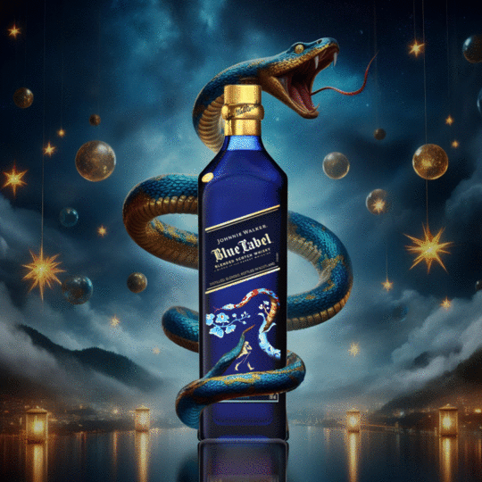 Johnnie Walker Blue Label Limited Edition Year Of The Snake Blended Scotch Whisky