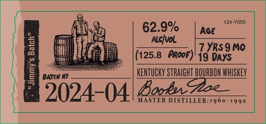 Bookers Small Batch Collection 2024 04 Jimmys Batch Kentucky Straight Bourbon Whiskey