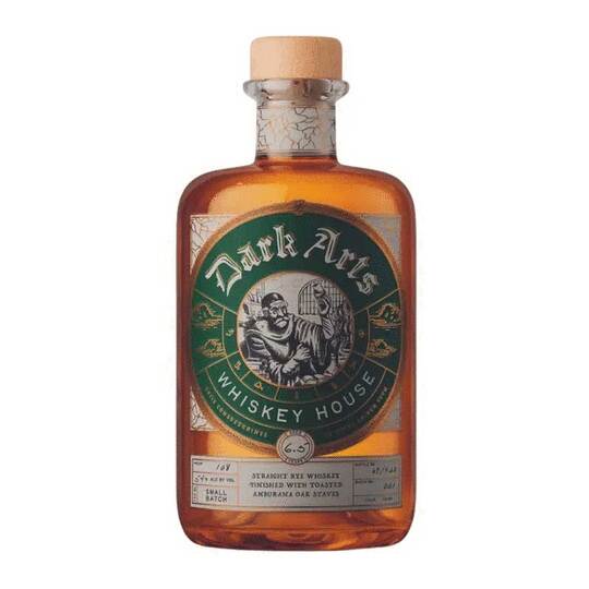 Dark Arts Whiskey House Amburana Oak Stave 7 Year Old Straight Rye Whiskey