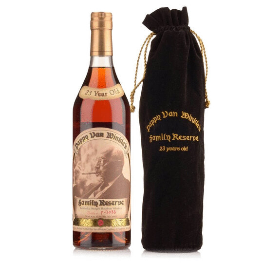 Old Rip Van Winkle Pappy Van Winkles 23 Year Old Family Reserve Bourbon