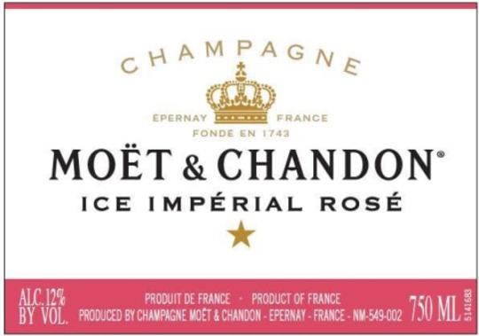 Moet Chandon Ice Imperial Demi Sec Rose Champagne