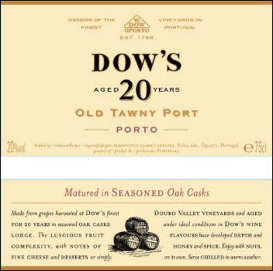 Dows 20 Year Old Tawny Port