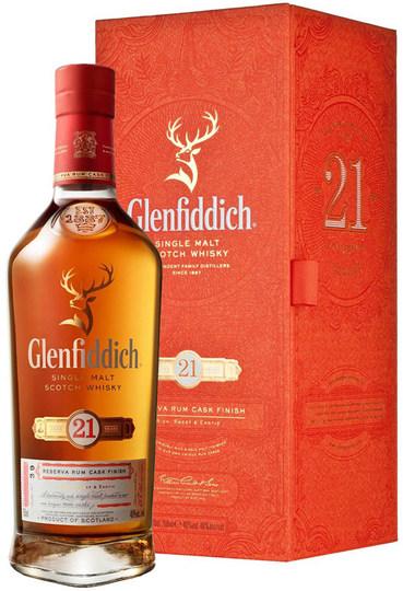 Glenfiddich 21 Year Old Single Malt Scotch Whisky