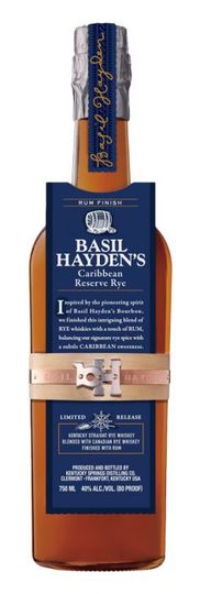 Basil Haydens Caribbean Reserve Rye Whiskey