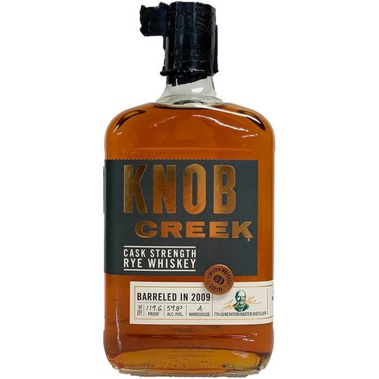 Knob Creek Cask Strength Rye Whiskey