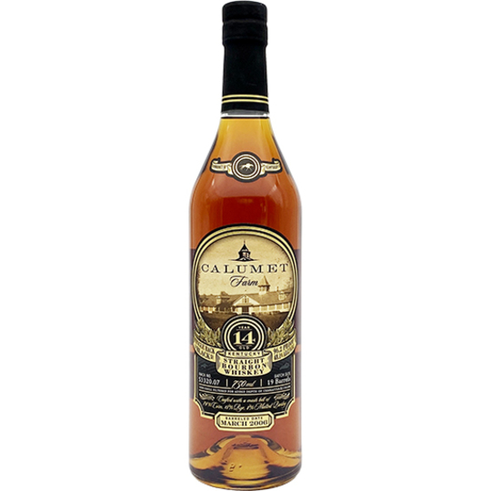 Calumet Farm 14 Year Old Single Rack Black Bourbon